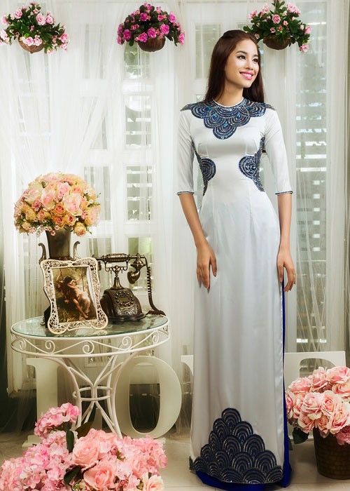 A hau Pham Huong thu ao dai thi Hoa hau Hoan vu-Hinh-2